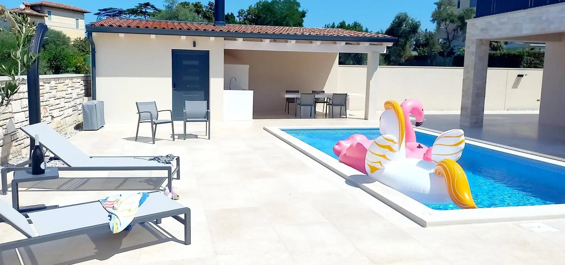 Villa Faro - New House, Near Beaches, Heated Pool, Playroom, Bbq, Salvore - Istria 0*, Basanija
